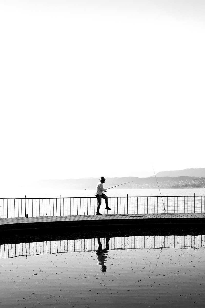 Man fishing